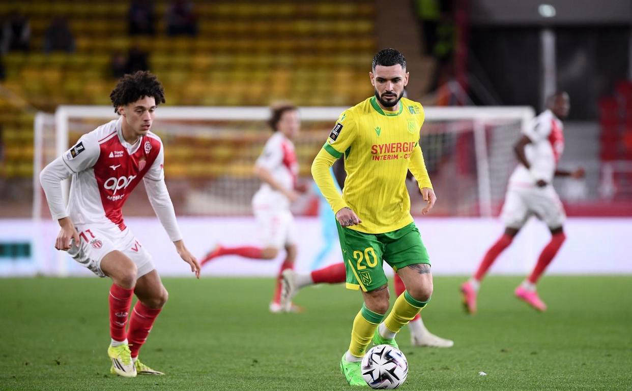 摩纳哥主场3-1战胜南特 阿丁格拉双响炮助球队终结连败逼近法甲前五